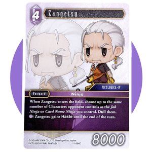 Opus XI Final Fantasy Card (CC04): Zangetsu 11-094C